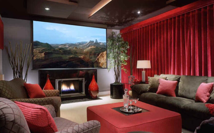  Acoustical Curtains in a Home Theater